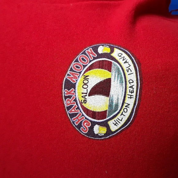 Shark Moon Saloon Hilton Head island T Shirt - Picture 3 of 5